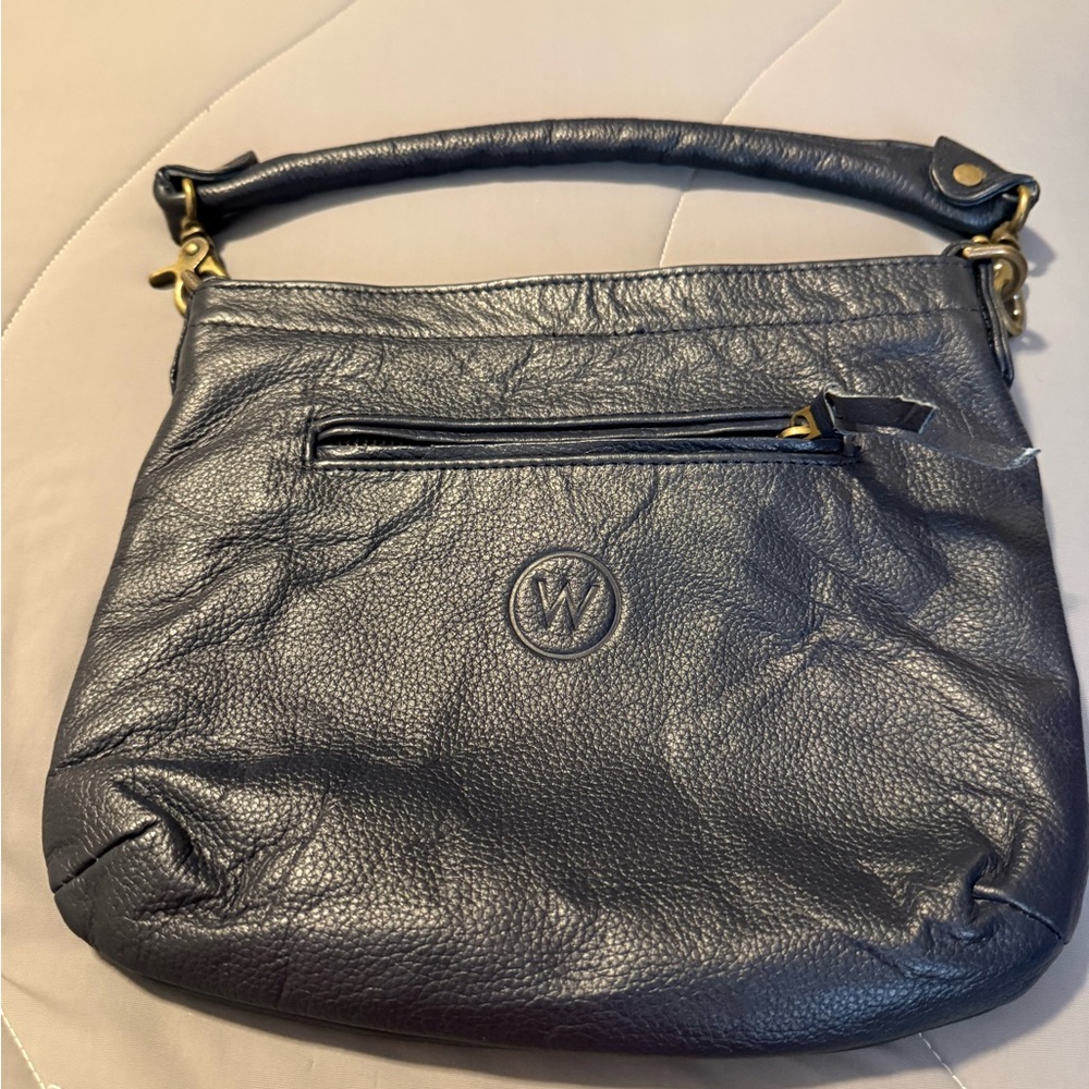 Elegant Navy Athens Crossbody Bag